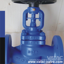 Cast Iron Bellow Sealed Globe Valve with RF Flange